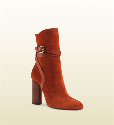 gucci red suede boots|Gucci waterproof boots.